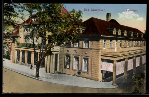 AK Bad Kreuznach, Ansicht vom Bäderhaus
