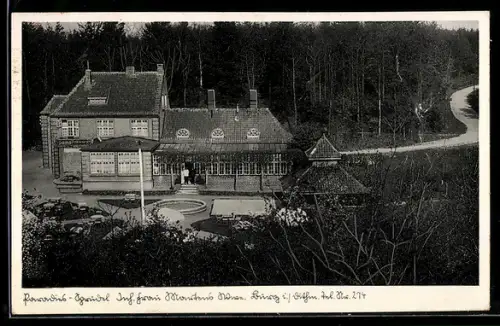AK Burg i. Dithm., Gasthaus Parades-Sprudel, Inh. Frau Martens Wwe