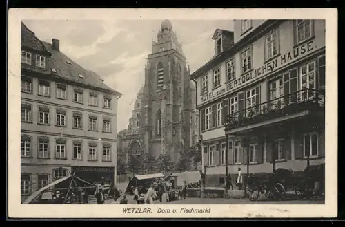 AK Wetzlar, Dom und Fischmarkt