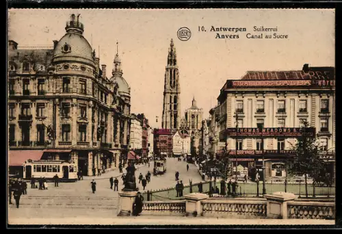 AK Anvers, Canal au Sucre