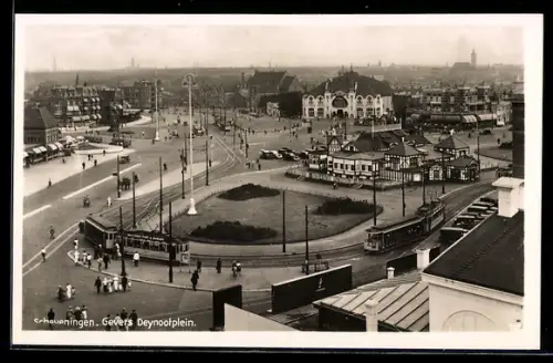 AK Scheveningen, Gevers Deynootplein, Strassenbahn