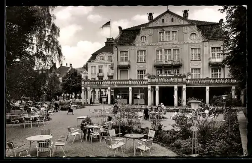 AK Bad Salzschlirf, Badehof, Gaststätten-Terrasse