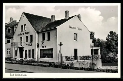 AK Bad Salzhausen, Hotel-Pension Kurheim Jäger