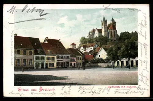 AK Breisach, Marktplatz, Münster