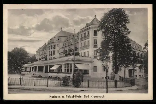 AK Bad Kreuznach, Kurhaus, Palast-Hotel
