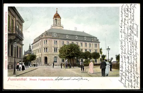 AK Frankenthal, Neues Postgebäude