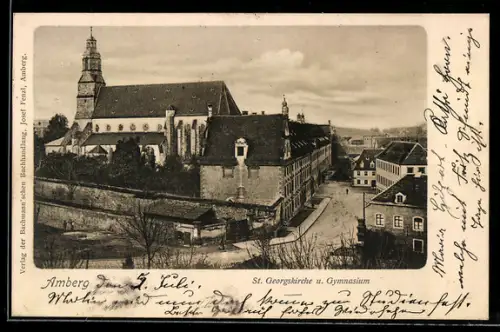 AK Amberg, St. Georgskirche, Gymnasium