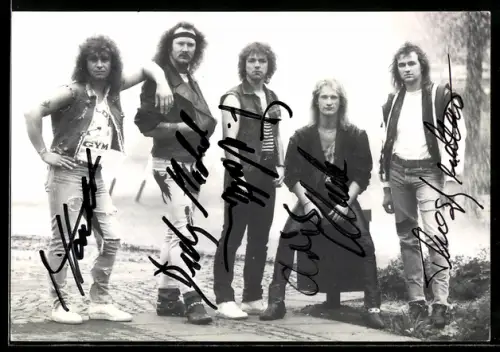 AK Musikband Mania, Autograph, Portrait