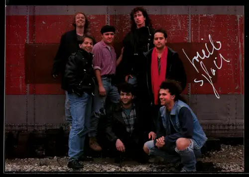 AK Schulze, Bandportrait, Autograph