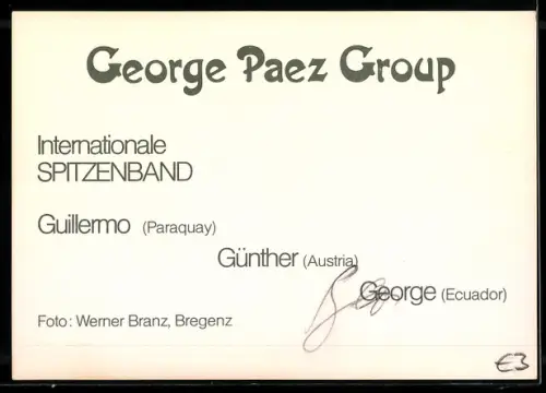 AK George Paez Group, Portrait