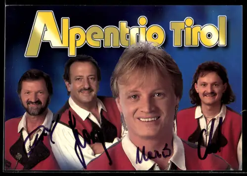 AK Musiker der Band Alpentrio Triol