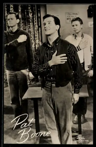 AK Musiker Pat Boone im Film Bernardine
