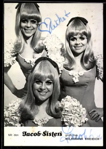 AK Jacob-Sisters, Portrait, Autograph
