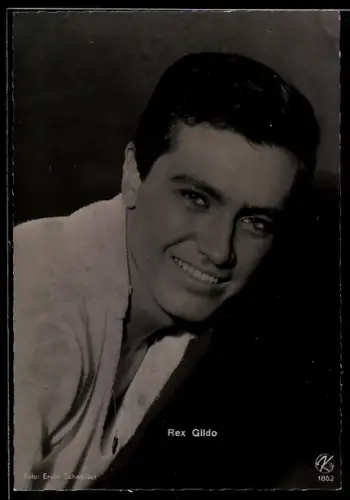 AK Rex Gildo lächelt, Portrait