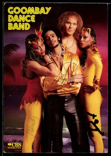 AK Goombay Dance Band, Portrait, Autograph