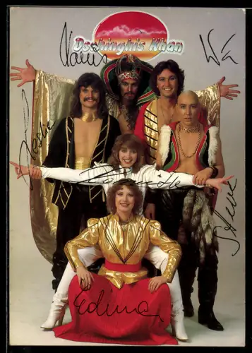 AK Musiker Dschinghis Khan, die gesamte Truppe