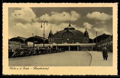 AK Halle a. d. Saale, Hauptbahnhof