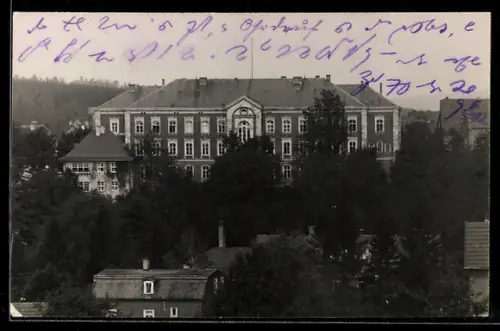AK Schleusingen, Schule aus der Vogelschau
