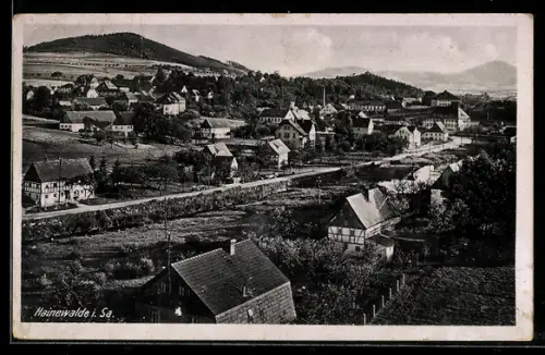 AK Hainewalde i. Sa., Breiteberg, Lausche, Ortsansicht
