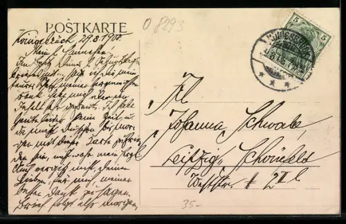 AK Königsbrück, Rathaus, Marktplatz, Rathaus, Brunnen, Polizeiwache