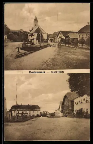 AK Bodenmais, Partie am Marktplatz