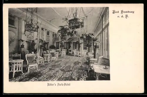 AK Bad Homburg v. d. H., Ritter`s Park-Hotel