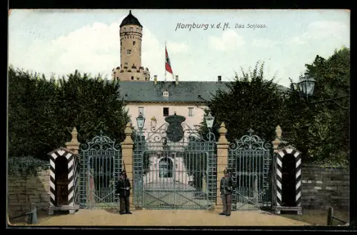 AK Homburg v. d. H., Das Schloss mit Wache