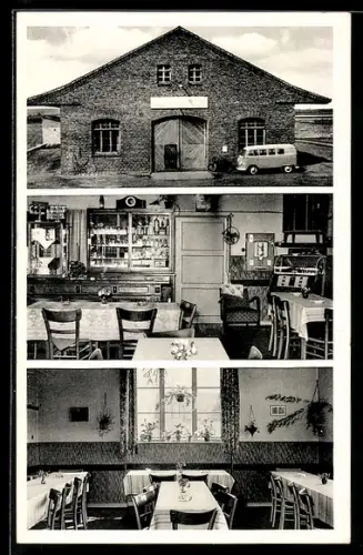 AK Gensingen /Bingen, Winzerverein Gasthaus, Gastraum