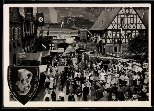AK Oberwesel a. Rhein, Oberweseler Weinmarkt, 