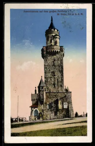 AK Gr. Feldberg i. T., Aussichtsturm auf dem grossen Feldberg