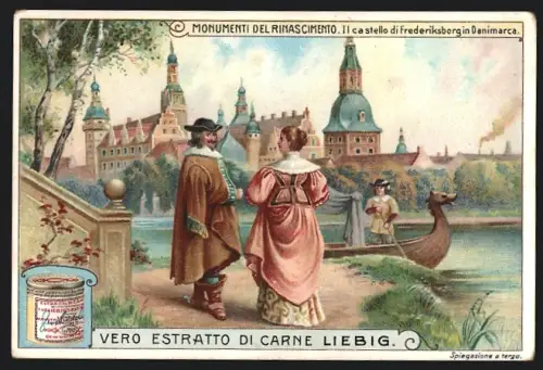 Sammelbild Liebig, Monumenti del Rinascimento, Il castello di Frederiksborg in Danimarca