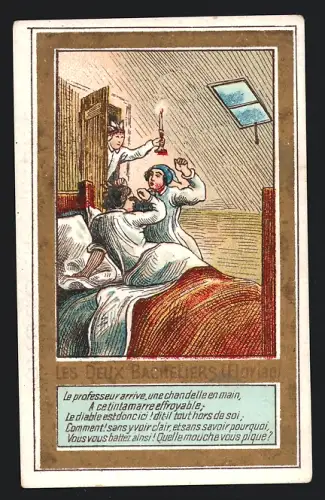 Sammelbild Chocolat Ibled, Les Deux Bacheliers