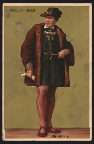 Sammelbild Chocolat Ibled, Louis XI