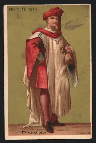 Sammelbild Chocolat Ibled, Jacques Coeur