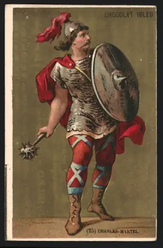 Sammelbild Chocolat Ibled, Charles Martel