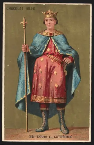 Sammelbild Chocolat Ibled, Louis II