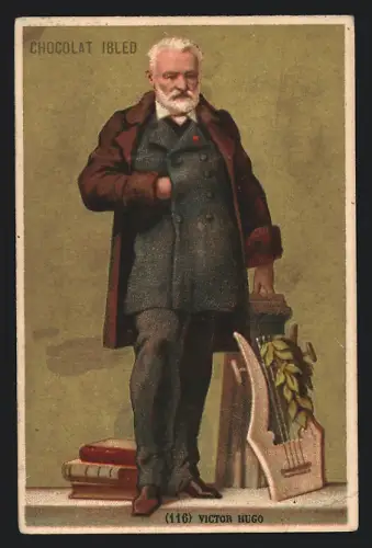 Sammelbild Chocolat Ibled, Victor Hugo