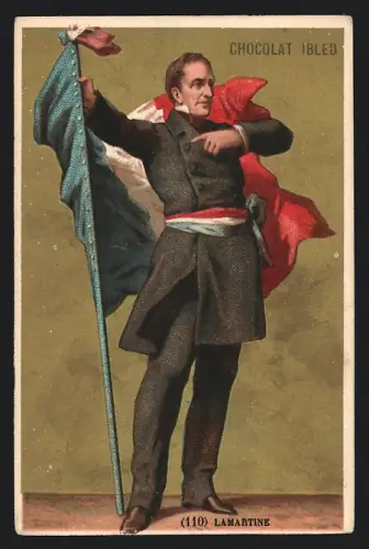 Sammelbild Chocolat Ibled, Lamartine