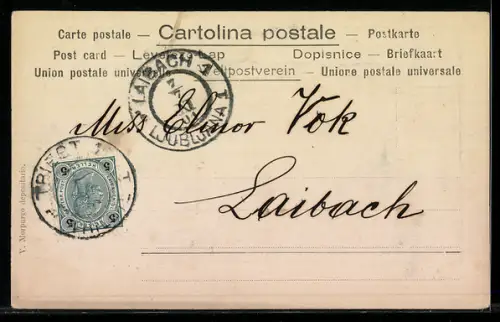 AK Trieste, Riva Carciotti, Strassenbahn