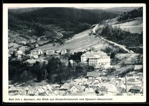 AK Bad Orb i. Spessart, Kinderheilanstalt, Spessart-Sanatorium