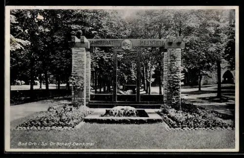 AK Bad Orb i. Sp., Dr. Scherf-Denkmal