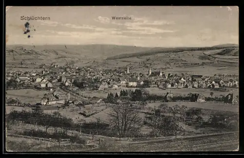 AK Schlüchtern, Westseite, Panoramaansicht
