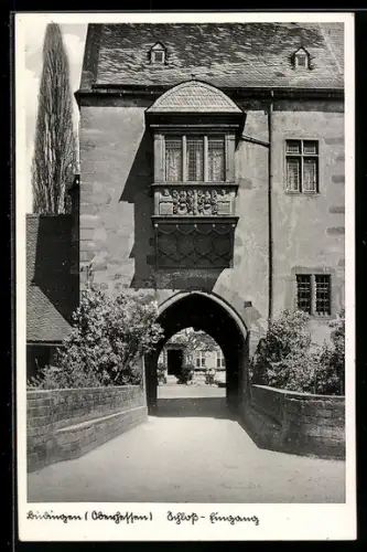AK Büdingen, Schlosseingang