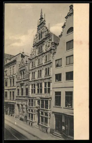 AK Bremen, Blick auf Alt-Bremer Haus