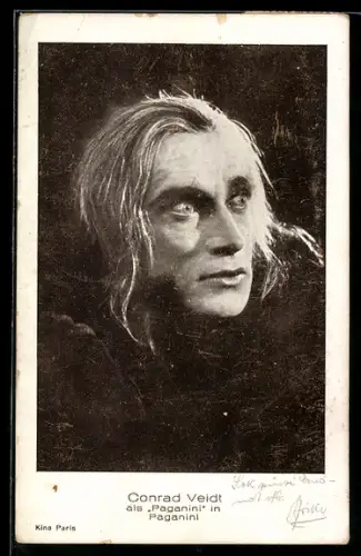AK Schauspieler Conrad Veidt als Paganini in dem Film Paganini