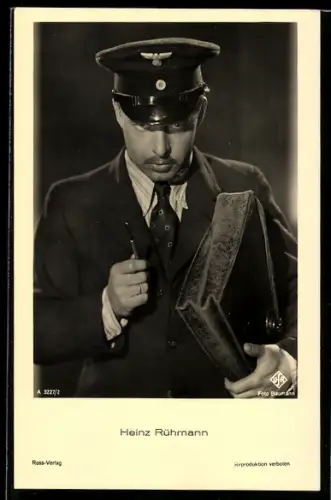 AK Schauspieler Heinz Rühmann im Kostüm einer Filmrolle