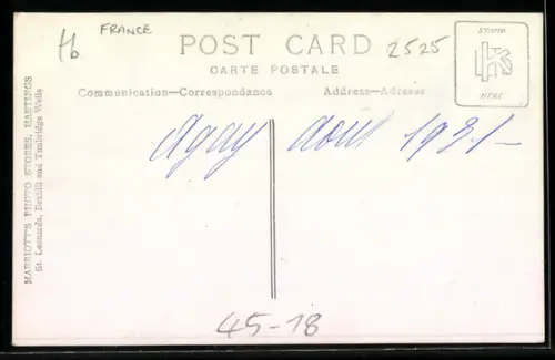 Foto-AK Paar in einem Ruderboot 1971