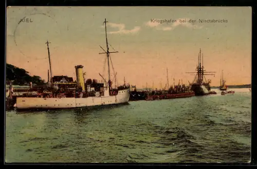 AK Kiel, Kriegshafen bei der Ninctabrücke