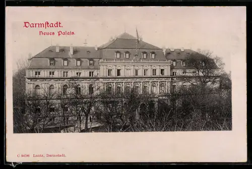 AK Darmstadt, Neues Palais