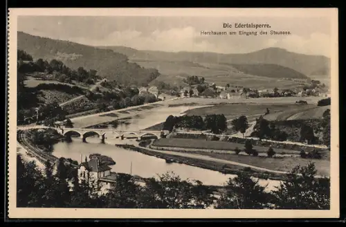 AK Waldeck, Edertalsperre von oben